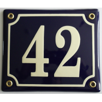 Huisnummer bord 'extra 2' 15x13 cm